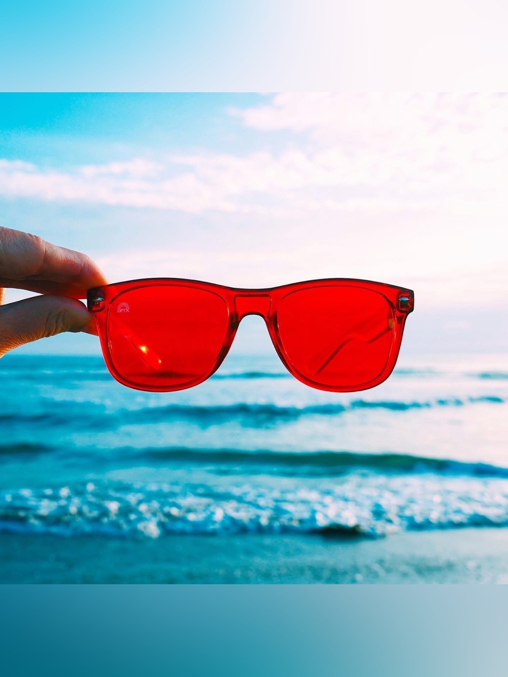 NIB Rainbow OPTX Translucent Sunglasses